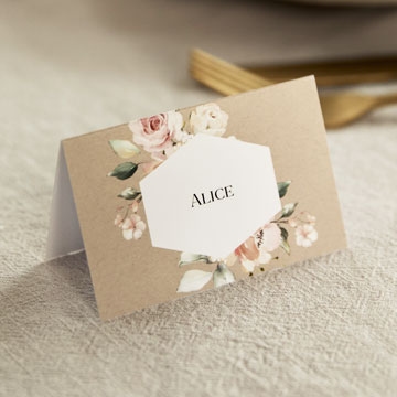 Marque-place mariage