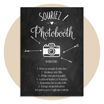 Panneau Photobooth