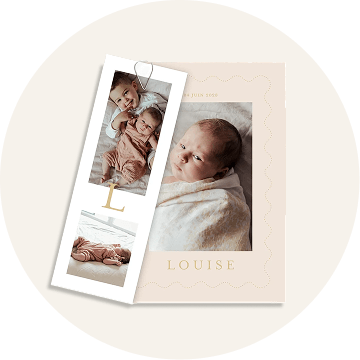 Faire-part naissance fille