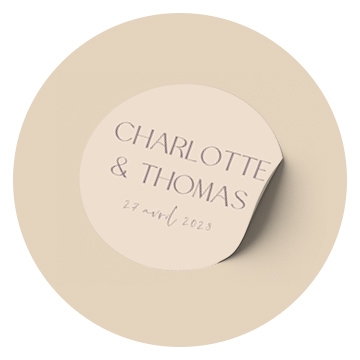 Stickers pour enveloppe mariage
