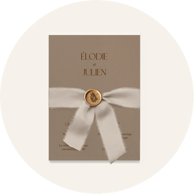 Faire-part mariage