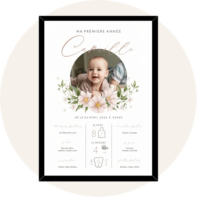 Affiche naissance