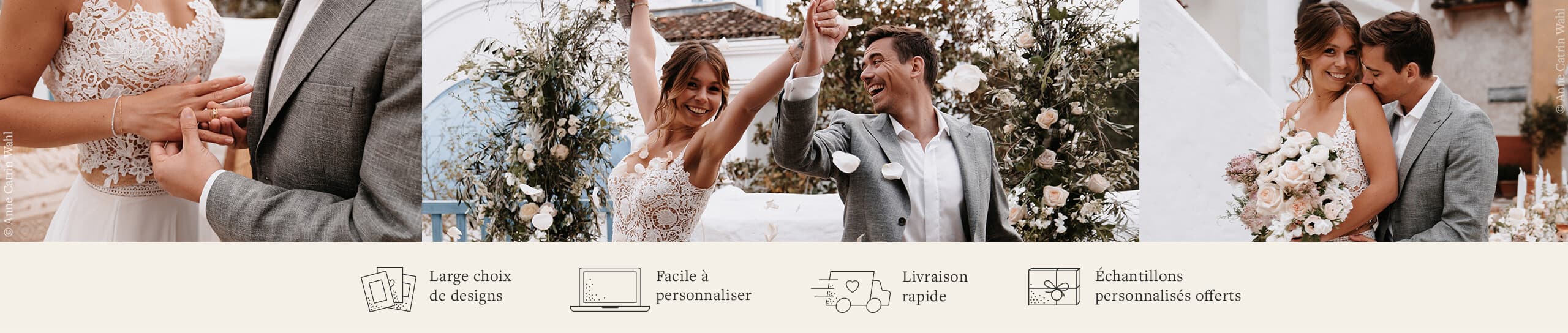 Faire-part mariage - échantillons gratuits