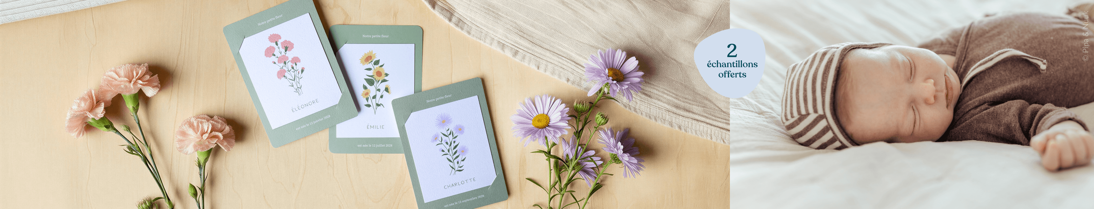 fleurs de naissance