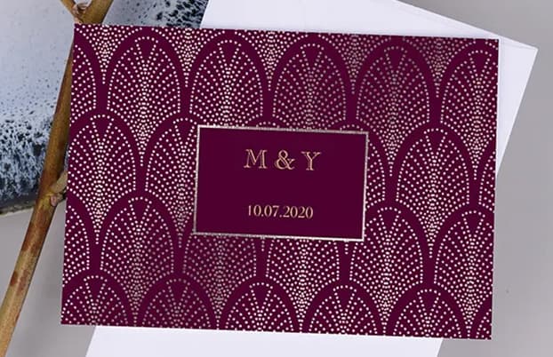 Faire-part mariage oriental