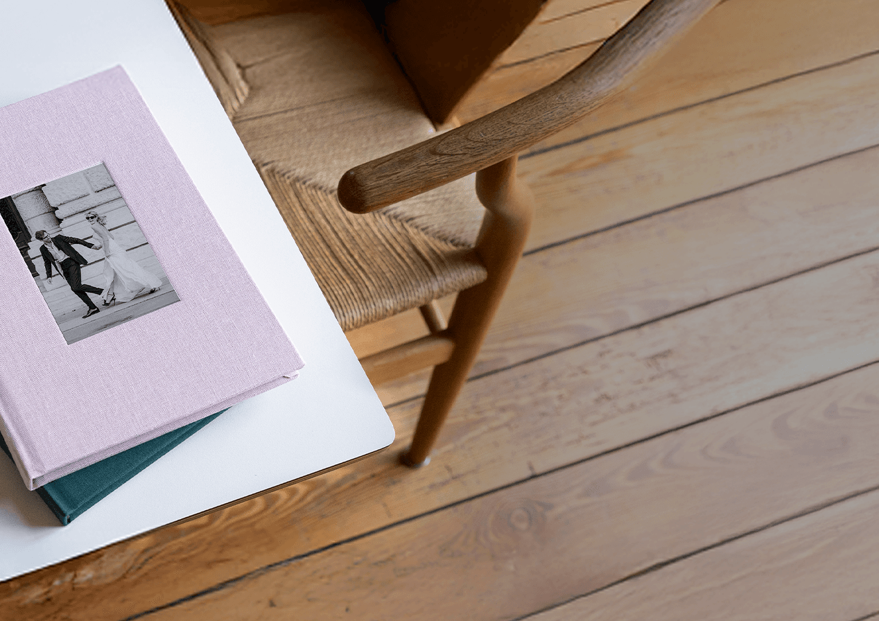 Carnet tissu photo