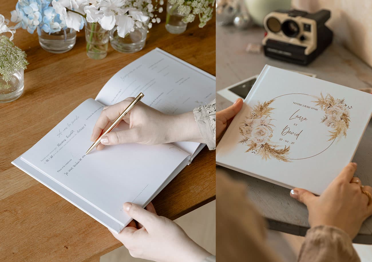 Livre d'or mariage