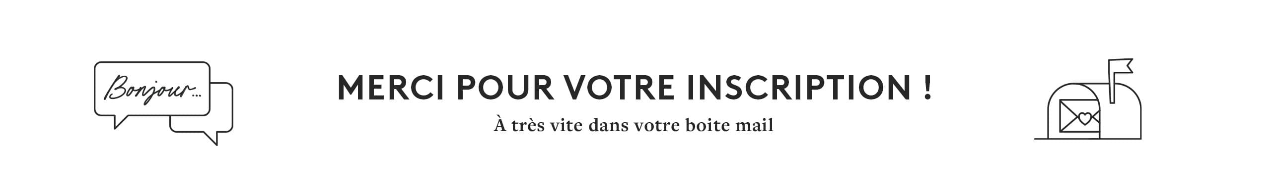 Merci newsletter mariage