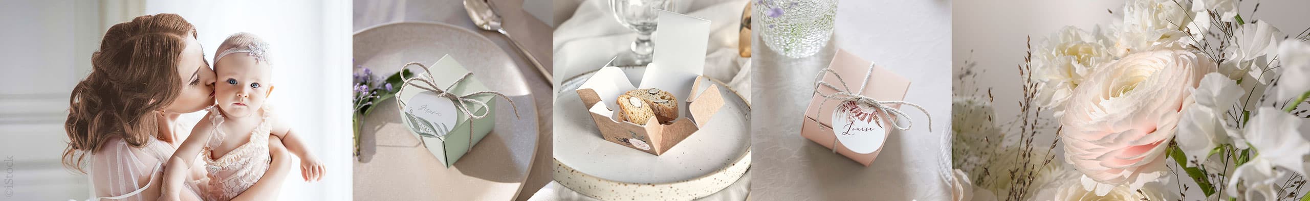Boîtes à dragées baptême
