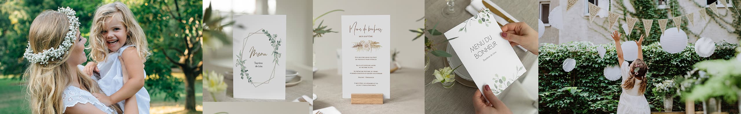 Menu baptême