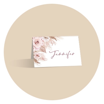 Marque-place mariage