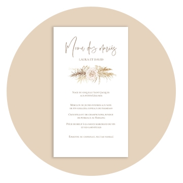 Carton menu