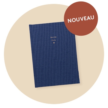 Carnet tissu personnalisé