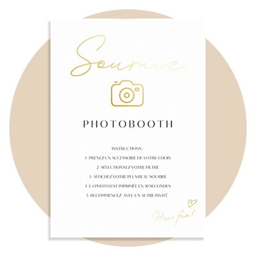 Panneau Photobooth