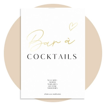 Panneau Cocktails