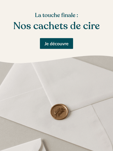 Nos cachets de cire