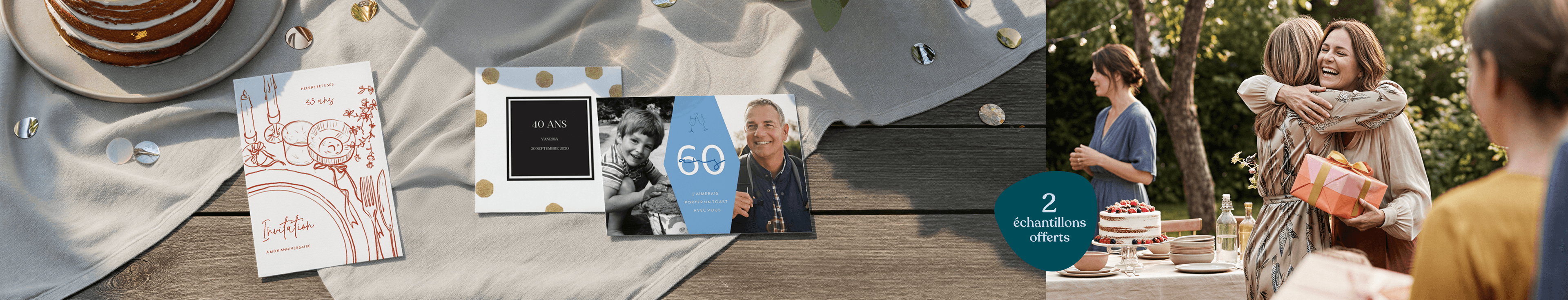 Cartes d’invitation anniversaire