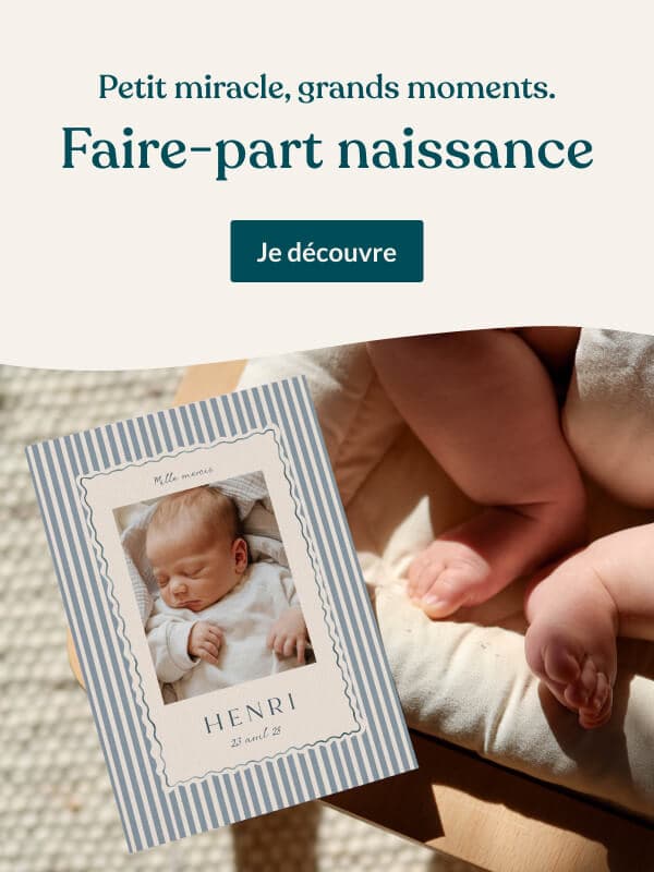 Faire-part naissance
