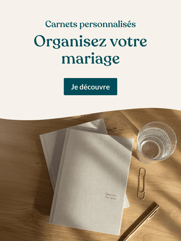 Carnet tissu doré