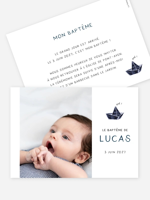 Bateau bleu