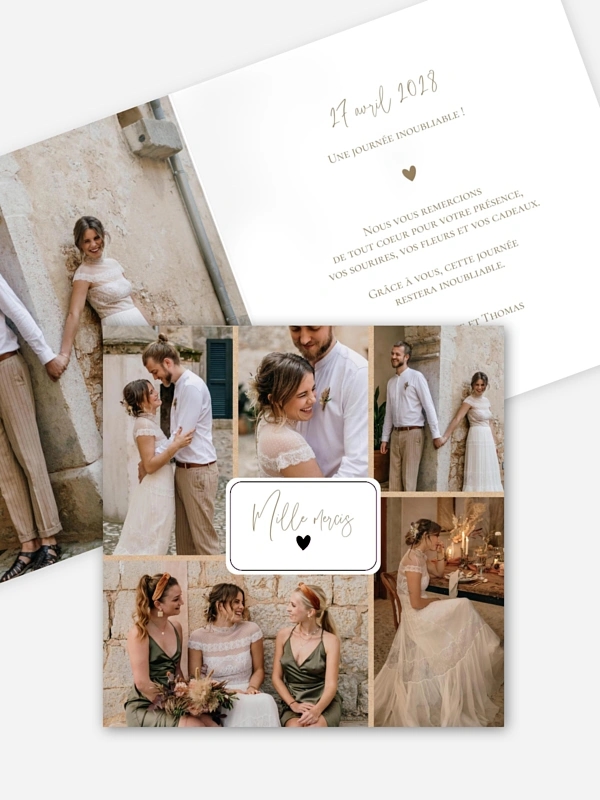 Petit coeur multi photo