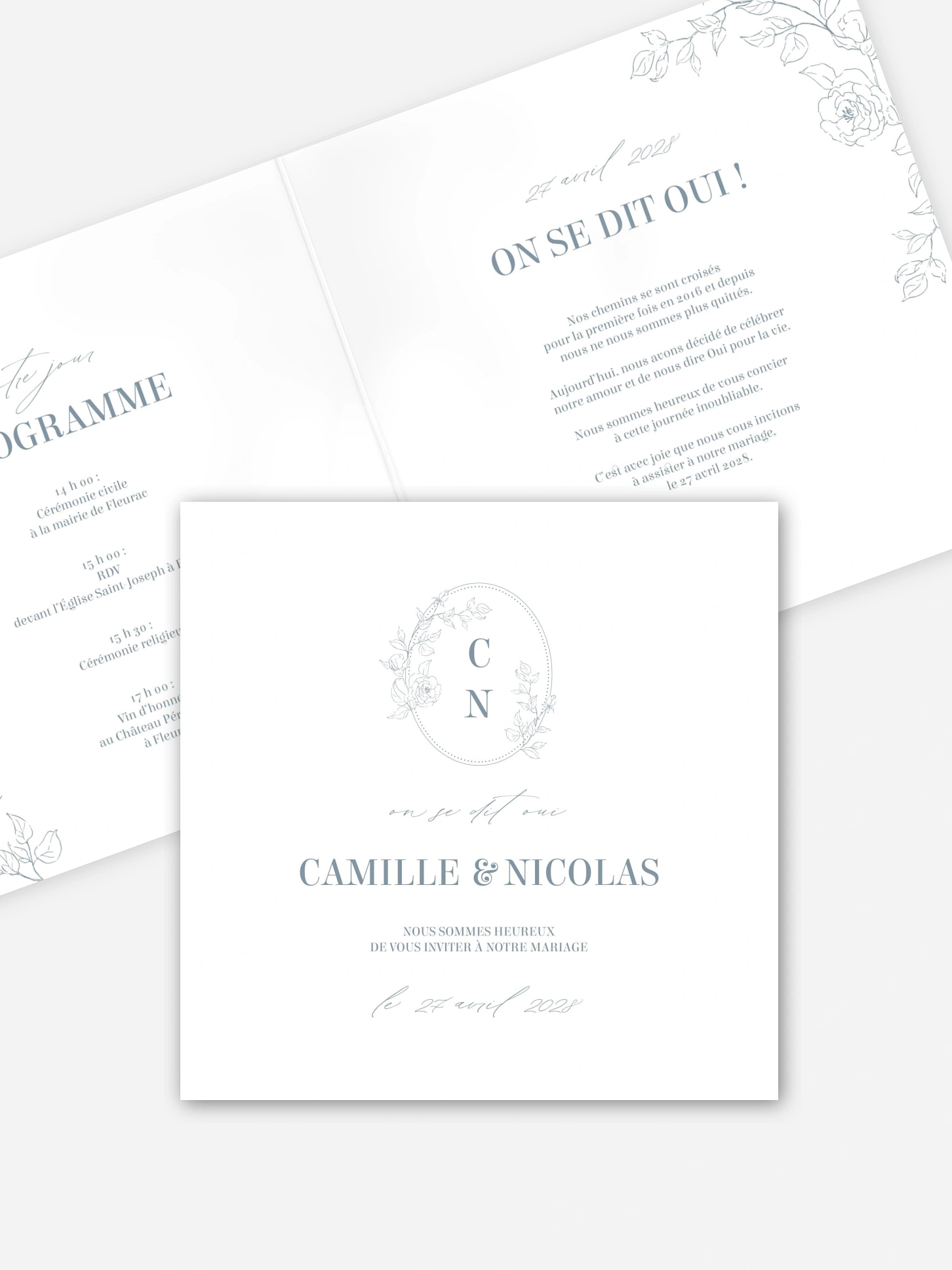 Faire-part de mariage Rosalia