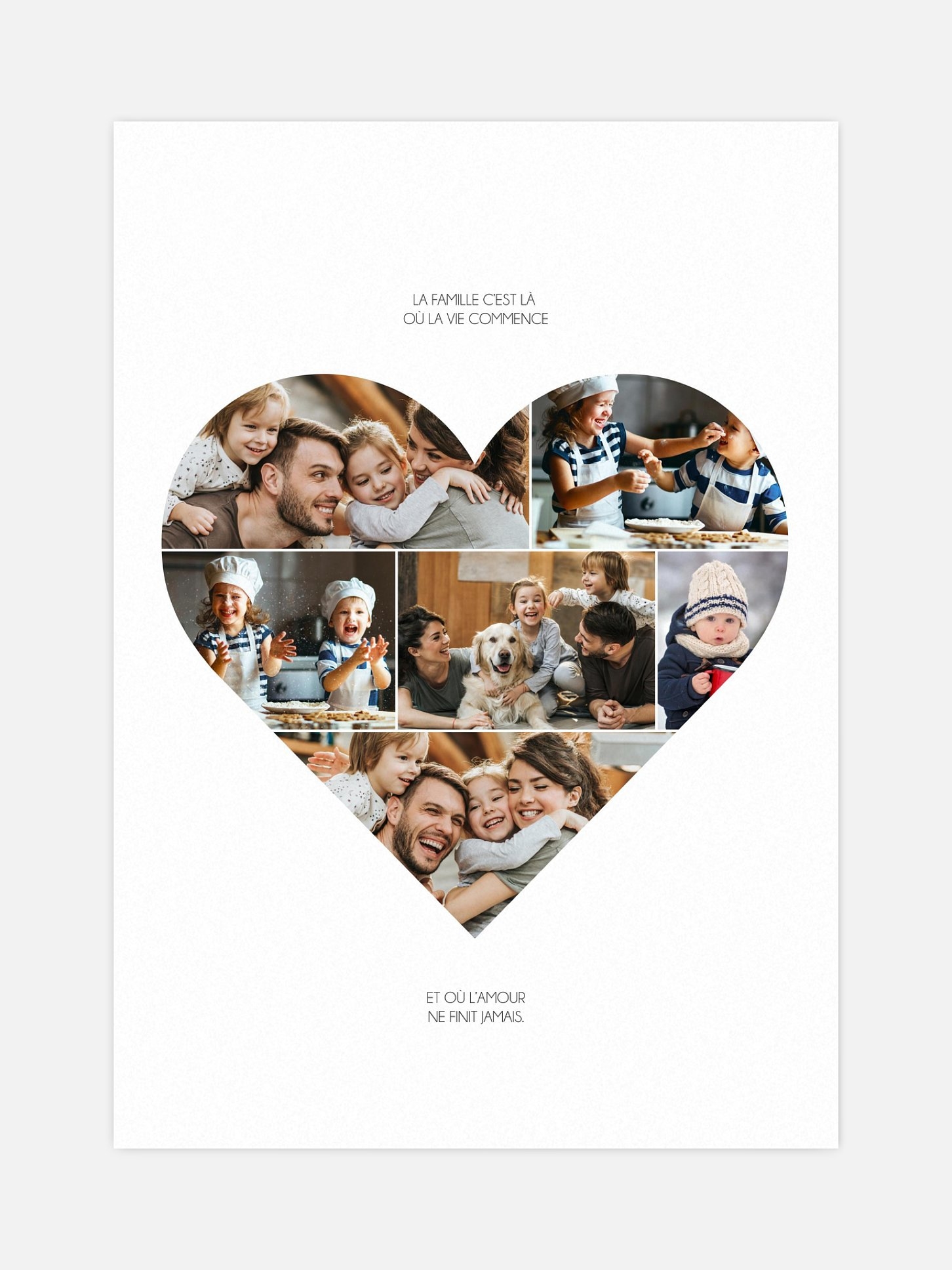 Affiche Coeur en photos