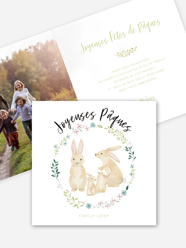 Lapins en famille