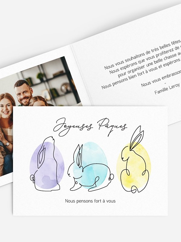 Lapins dessinés