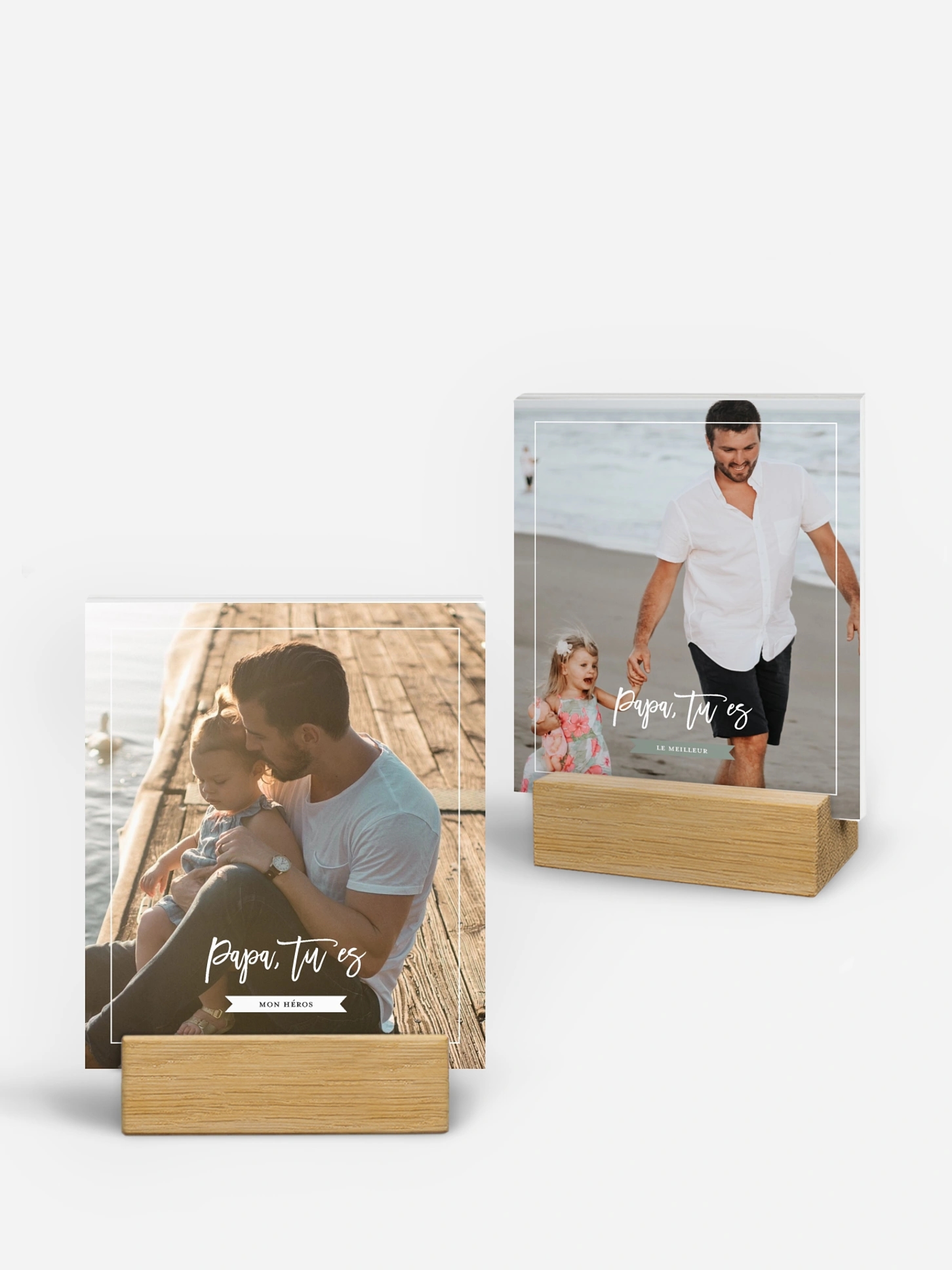 Porte-photos fête des pères Tu es...