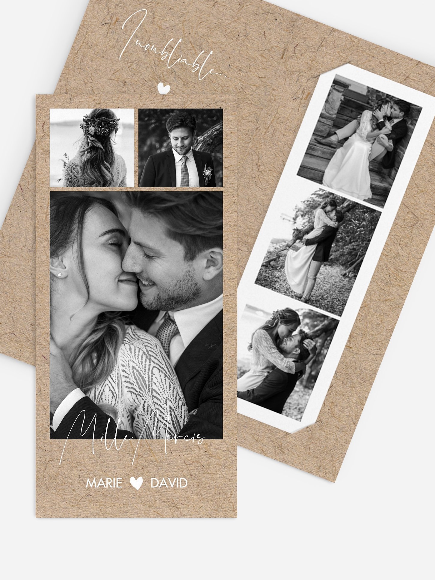 Carte de remerciements Crafty
