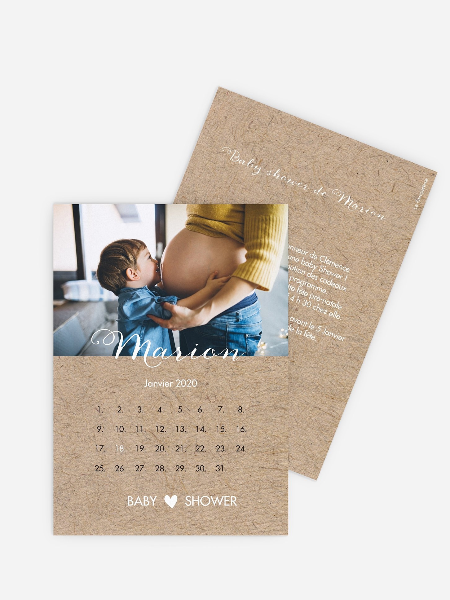 Invitation baby shower Crafty