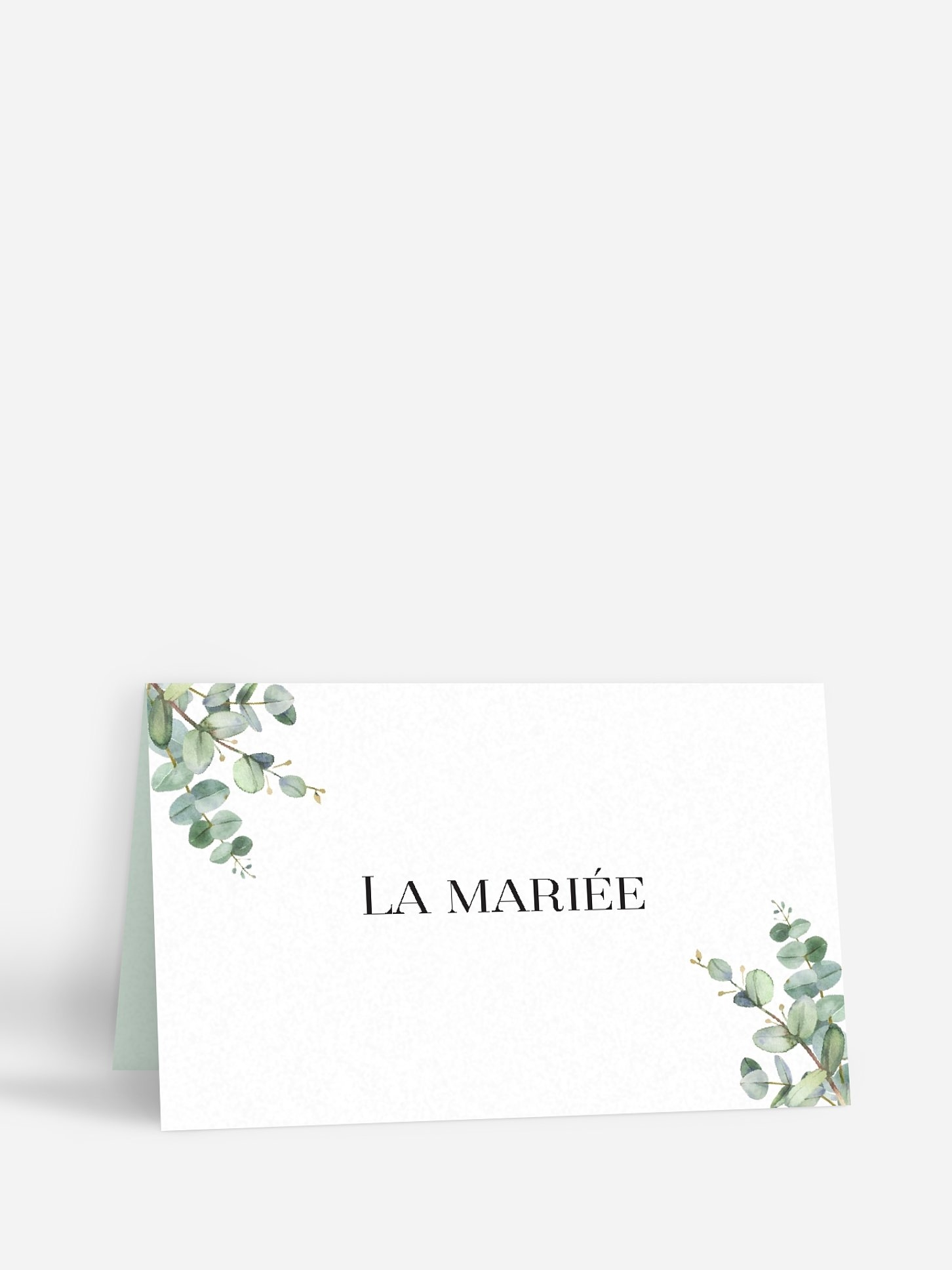 Marque-place mariage Natural Greenery