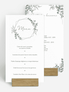 menu de mariage soft greeney