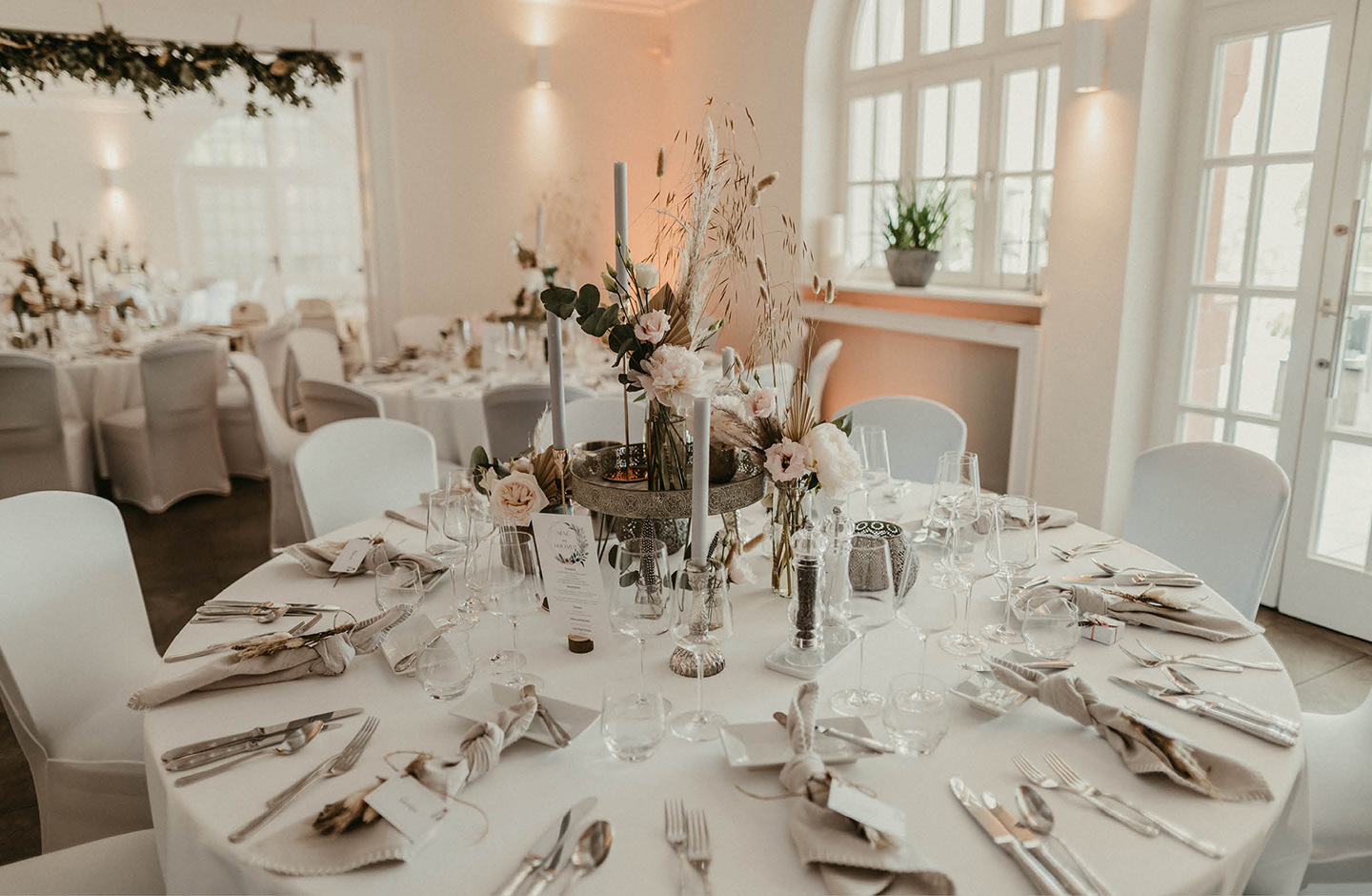 Choix lieu mariage : décoration salle de réception