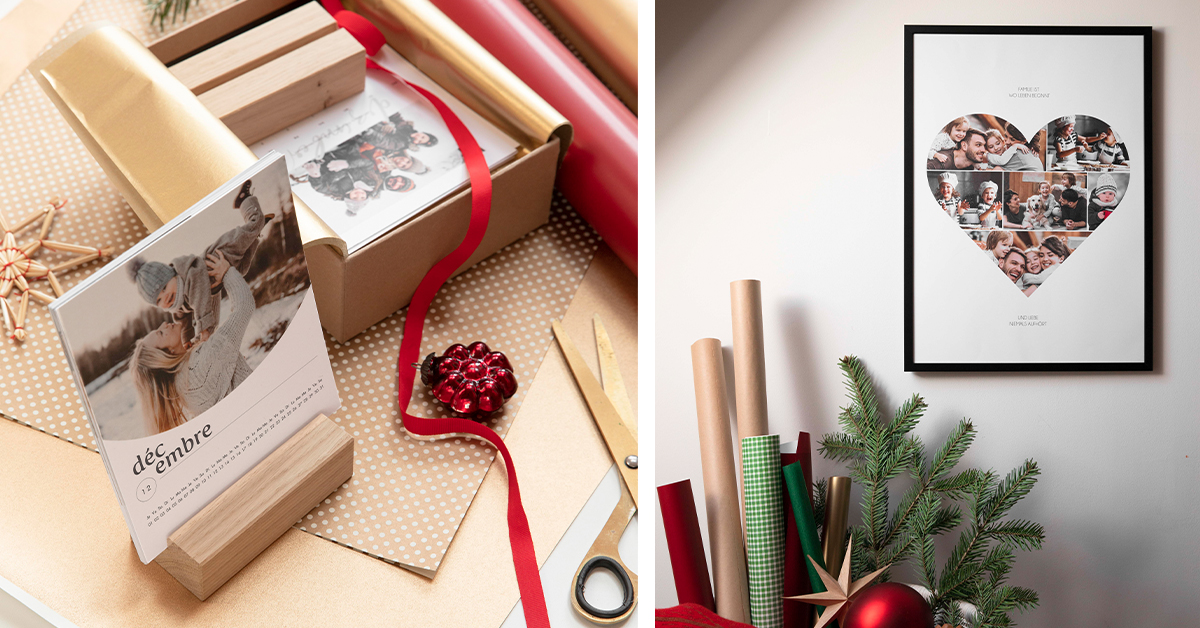 6 idées de cadeaux photo créatifs pour Noël