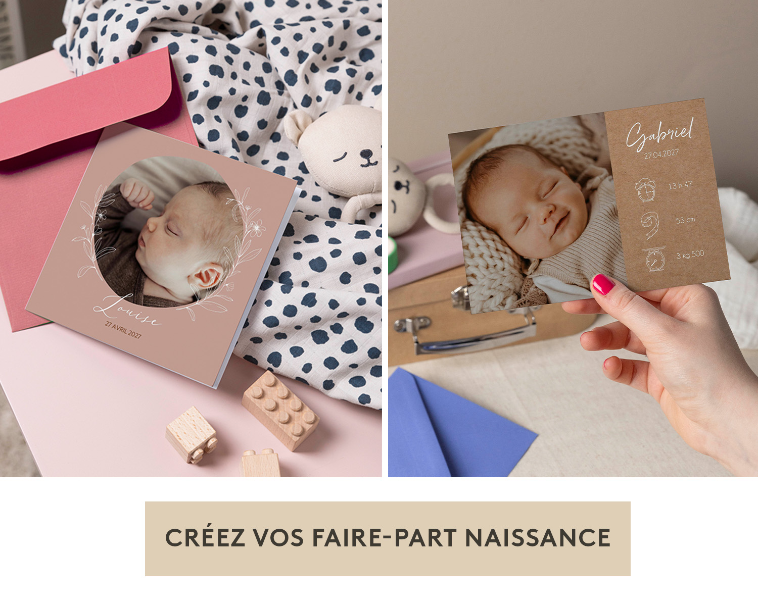 Collection de faire-part de naissance faireparterie