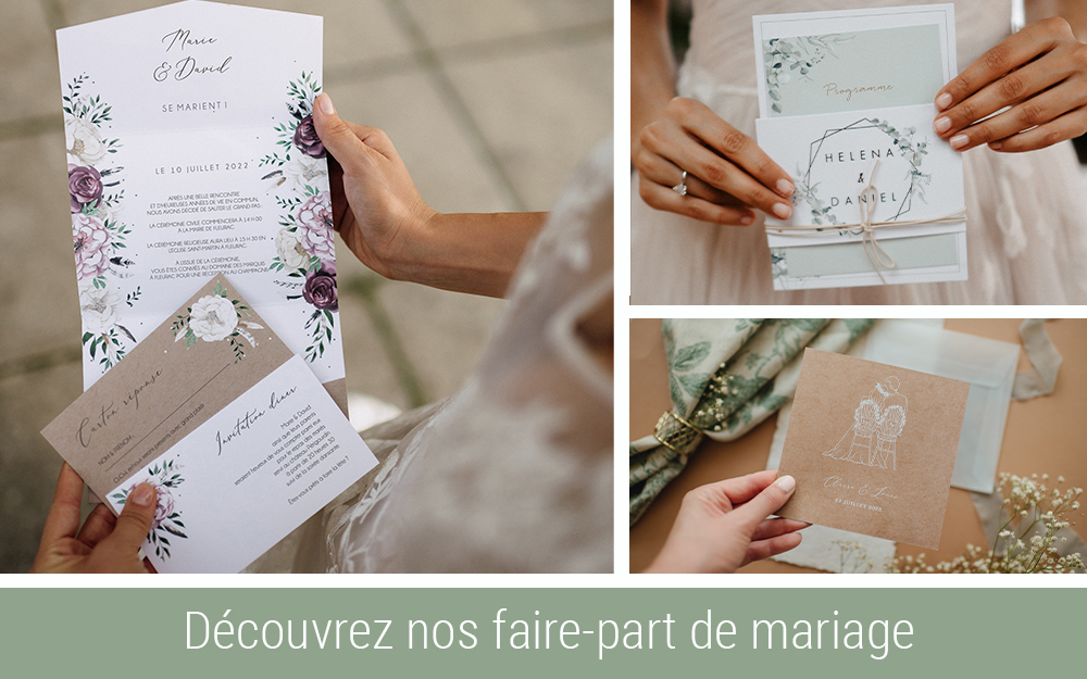 faire-part de mariage civil