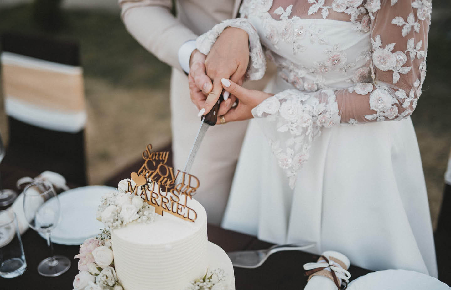 Tendances mariage démodées gâteau
