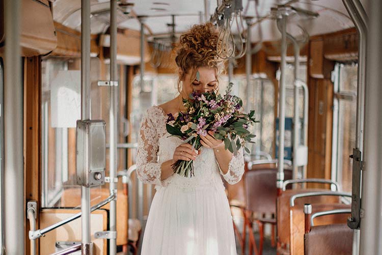 bouquet de mariée simple et champêtre