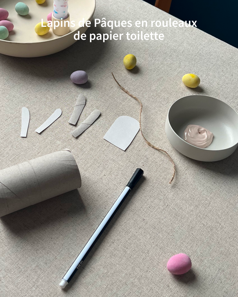 Matériel pour lapin Pâques DIY