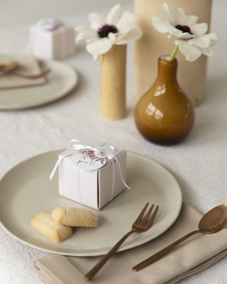 Tendances mariage boîtes cadeaux invités