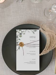 table de mariage DIY