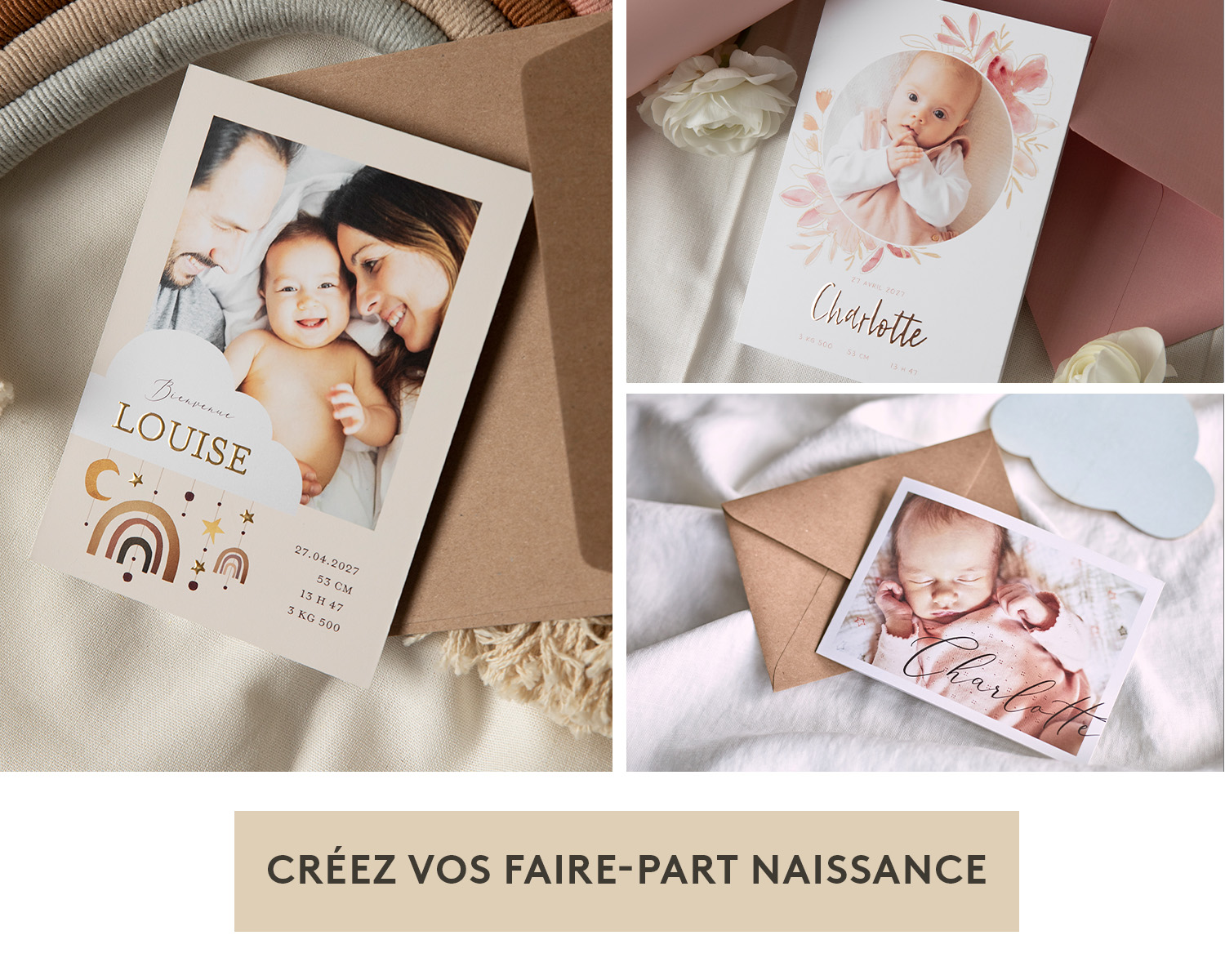 faire-part de naissance fille