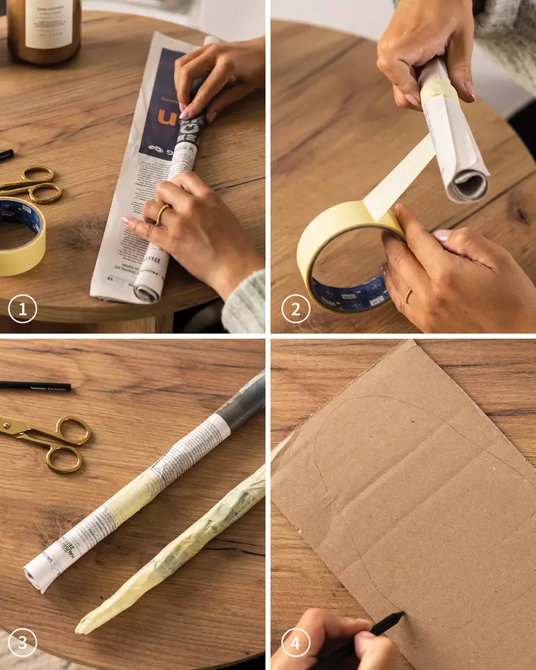 Etapes DIY coupelle pâte à modeler