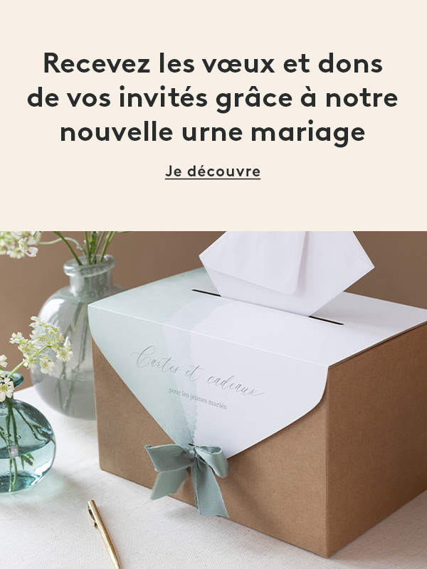 Je découvre Urne mariage