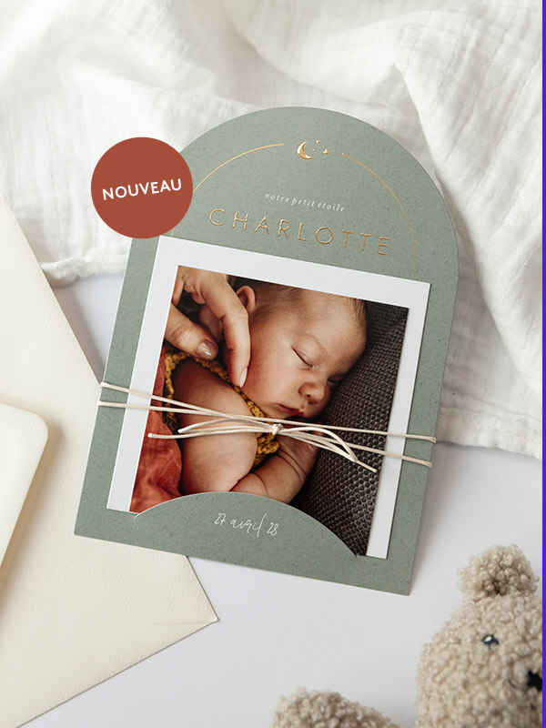 Faire-part naissance Petit astre