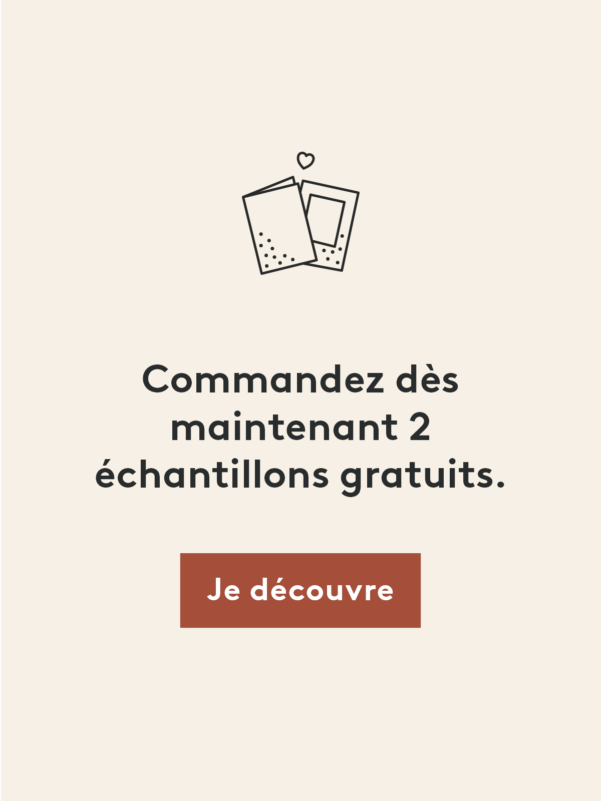 Échantillons personnalisés offerts échantillons personnalisés
