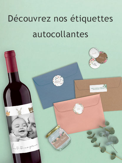 Laissez-vous inspirer Étiquettes autocollantes