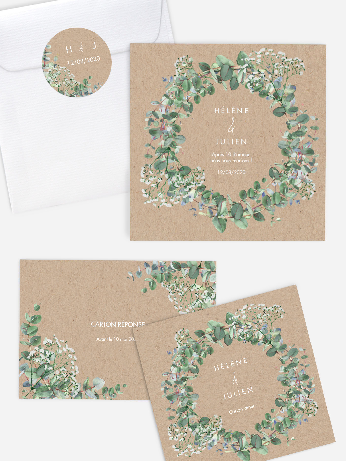Faire Part Mariage Gypsophile Faire Part Mariage Gypsophile